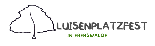 Luisenplatzfest ein Baum und Text Luisenplatzfest