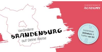 Logo Changemaker mit Brandenburg Karte