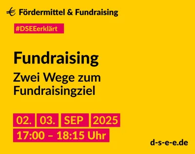 Veranstaltungsflyer mit Titel und Daten