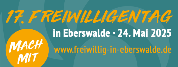 Banner 17. Freiwilligentag in Eberswalde